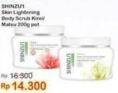 Promo Harga SHINZUI Body Scrub Kirei, Matsu 200 gr - Indomaret