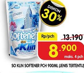 Promo Harga SO KLIN Softener 900 ml - Superindo