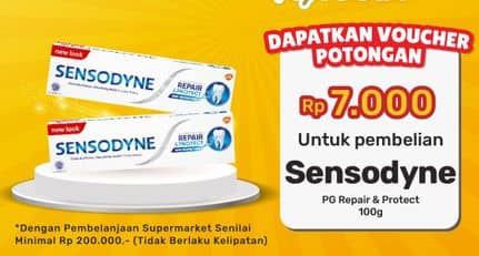 Promo Harga Sensodyne Pasta Gigi Repair & Protect 100 gr - Yogya