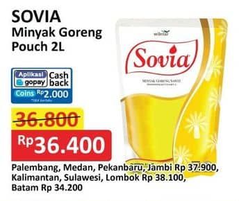 Promo Harga Sovia Minyak Goreng 2000 ml - Alfamart