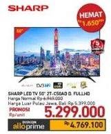 Promo Harga Sharp 2T-C50AD1i 50 Inch Full-HD TV   - Carrefour