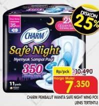Promo Harga Charm Safe Night 11 pcs - Superindo