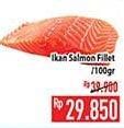 Promo Harga Salmon Fillet per 100 gr - Hypermart