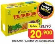 Promo Harga Sido Muncul Jamu Tolak Angin Cair + Madu per 5 sachet 15 ml - Superindo