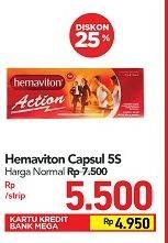 Promo Harga HEMAVITON Multivitamin 5 pcs - Carrefour