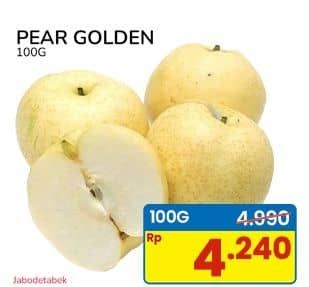 Promo Harga Pear Golden per 100 gr - Indomaret