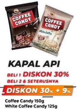 Promo Harga KAPAL API Candy Original, White Coffee 125 gr - Yogya