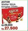 Promo Harga Astor Wafer Roll Single 224 gr - Indomaret