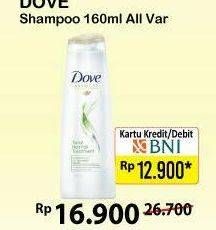 Promo Harga DOVE Shampoo All Variants 160 ml - Alfamart