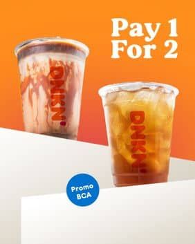 Promo Harga Pay 1 For 2  - Dunkin Donuts