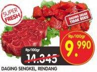 Promo Harga Daging Sengkel (Shankle) per 100 gr - Superindo