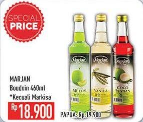 Promo Harga MARJAN Syrup Boudoin Kecuali Markisa 460 ml - Hypermart