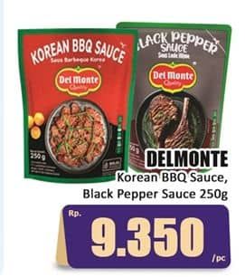 Promo Harga Del Monte Cooking Sauce Korean BBQ, Black Pepper 250 gr - Hari Hari
