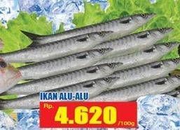 Promo Harga Ikan Alu Alu per 100 gr - Hari Hari