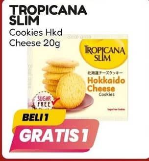 Promo Harga Tropicana Slim Cookies Hokkaido Cheese 20 gr - Alfamart