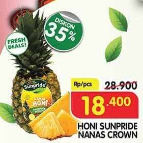Promo Harga Sunpride Nanas Honi Crown  - Superindo