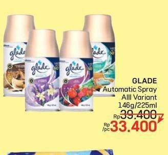 Promo Harga Glade Matic Spray Refill All Variants 146 ml - LotteMart