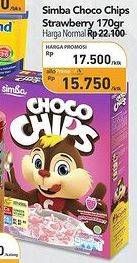 Promo Harga Simba Cereal Choco Chips Strawberry 170 gr - Carrefour