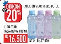 Promo Harga LION STAR Botol Air Hydro  - Hypermart