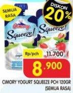 Promo Harga Cimory Squeeze Yogurt All Variants 120 gr - Superindo