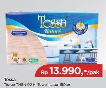 Promo Harga TESSA Kitchen Towel THSN002 150 pcs - TIP TOP