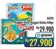 Promo Harga HATO Nugget Dino, Sticko 500 gr - Hypermart