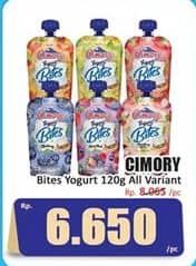 Promo Harga Cimory Yoghurt Squeeze Bites All Variants 120 gr - Hari Hari
