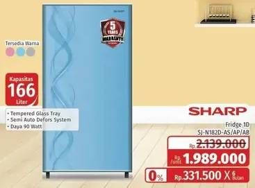 Promo Harga SHARP SJ-N182D AS/AP/AB  - Lotte Grosir