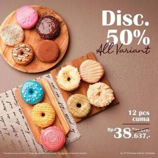 Promo Harga RICHEESE FACTORY Rich Coffee and Donut 12 pcs - Richeese Factory