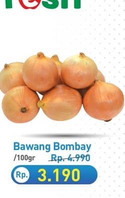 Promo Harga Bawang Bombay per 100 gr - Hypermart