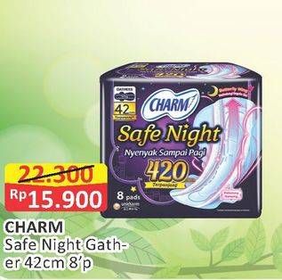 Promo Harga Charm Safe Night Gathers 42cm 8 pcs - Alfamart