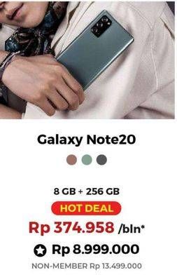 Promo Harga SAMSUNG Galaxy Note 20  - Erafone