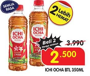 Promo Harga Ichi Ocha Minuman Teh All Variants 350 ml - Superindo
