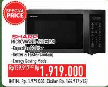 Promo Harga SHARP R-650GX (BS)  - Hypermart