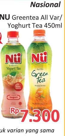 Promo Harga NU Green Tea/Yogurt Tea  - Alfamidi
