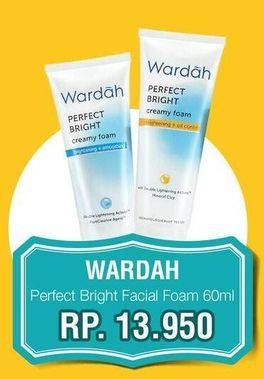 Promo Harga WARDAH Perfect Bright Facial Foam 60 ml - Yogya