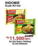 Promo Harga INDOMIE Mi Kuah All Variants per 5 pcs - Alfamart