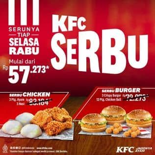 Promo Harga KFC Serbu  - KFC