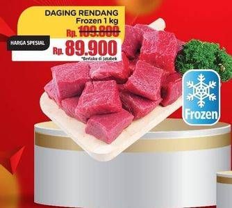 Promo Harga Daging Rendang Sapi Frozen per 100 gr - LotteMart