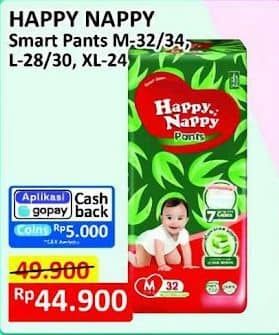 Promo Harga Happy Nappy Smart Pantz Diaper XL24, M34, M32, L30, L28 24 pcs - Alfamart