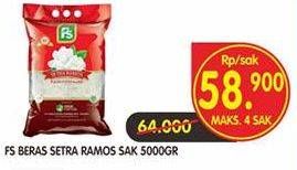 Promo Harga FS Beras Melati Setra Ramos 5 kg - Superindo