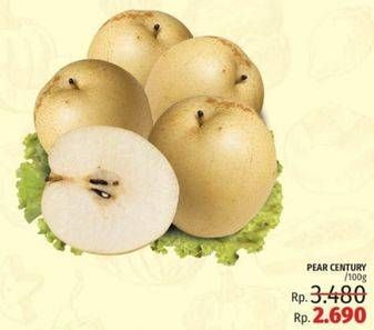 Promo Harga Pear Century per 100 gr - LotteMart