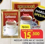Promo Harga Indocafe Coffeemix 3in1 per 10 sachet 20 gr - Superindo
