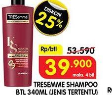 Promo Harga TRESEMME Shampoo 340 ml - Superindo