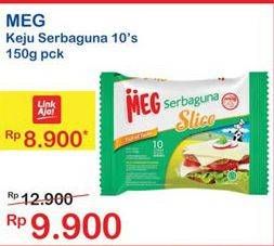 Promo Harga MEG Keju Serbaguna Slice 10 pcs - Indomaret