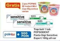 Promo Harga Pepsodent Pasta Gigi Sensitive Expert All Variants 100 gr - Indomaret