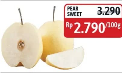 Promo Harga Pear Sweet per 100 gr - Alfamidi