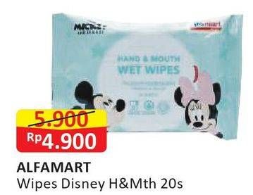 Promo Harga ALFAMART Tisu Basah Disney 20 sheet - Alfamart