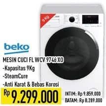 Promo Harga Beko WCV9746XO/WH 9 kg - Hypermart