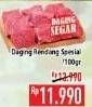 Promo Harga Daging Rendang Sapi Spesial per 100 gr - Hypermart